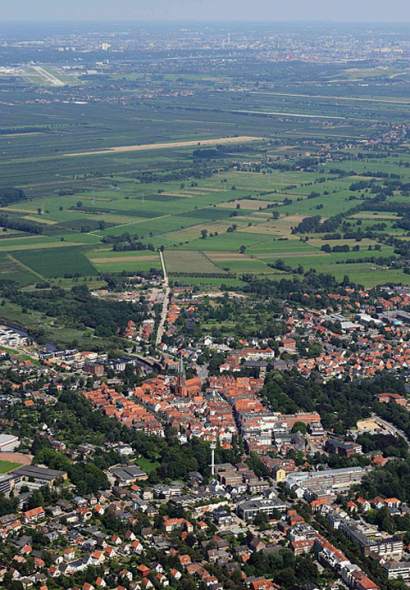Foto: Luftbildaufnahme Buxtehude